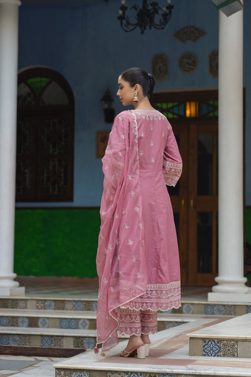 Beautiful Cotton Dobby with lining Anarkali Suit With Dupatta