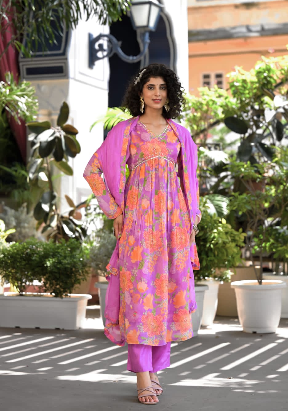 Premium Designer Kurti Pant Set with Beautiful Work and Print